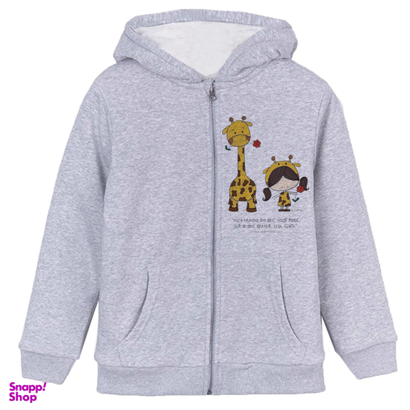 سویشرت دخترانه مدل زرافه و دختر F105