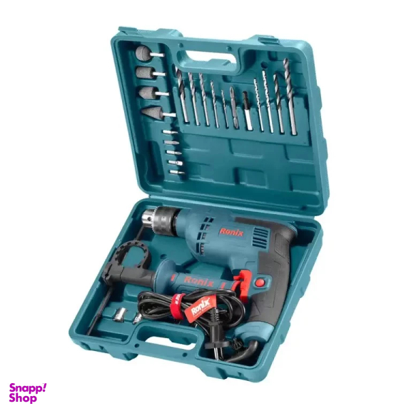ست دریل چکشی رونیکس مدل RS-0007 مجموعه 29 عددی