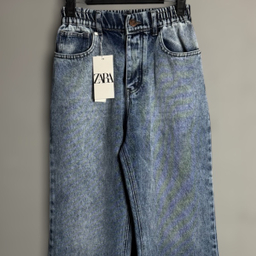 شلوار بگ مردانه طرح ZARA کد 3488 رنگ آبی