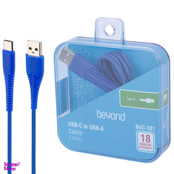 کابل فست شارژ Type-C بیاند مدل BUC-301 2.1A طول 1 متر