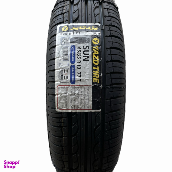 لاستیک خودرو یزد تایر مدل Sun سایز 165/65R13 - دو حلقه