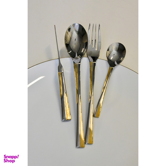 سرویس قاشق و چنگال 51 پارچه برگامو کد 808G