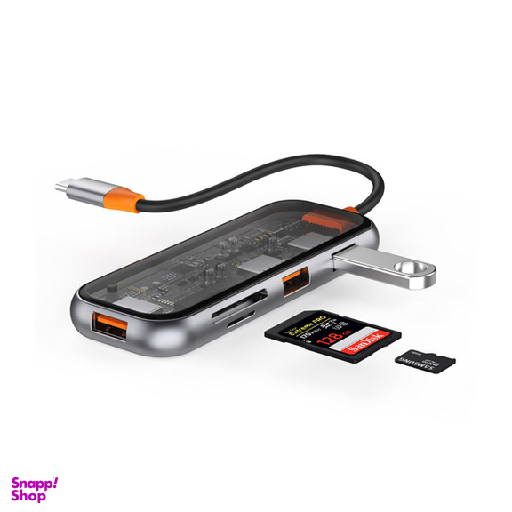 هاب 5 پورت Type-C ویوو مدل New Cyber CB005