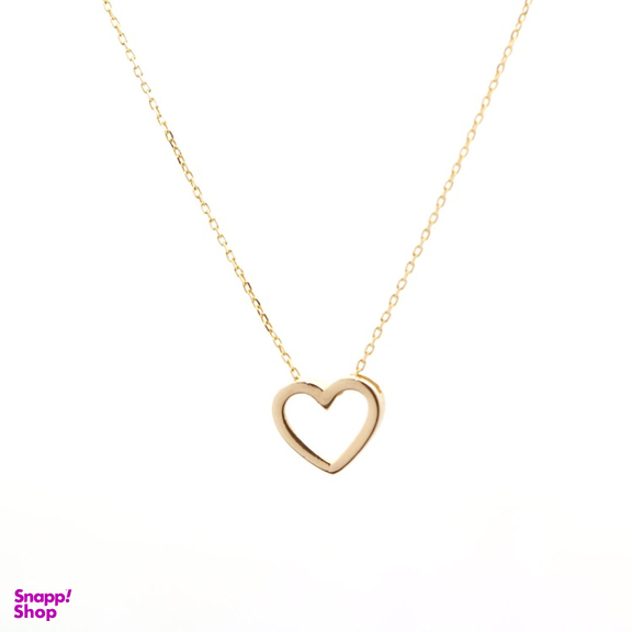 گردنبند طلا 18 عیار زنانه سی دا مهر مدل قلب فانتزی