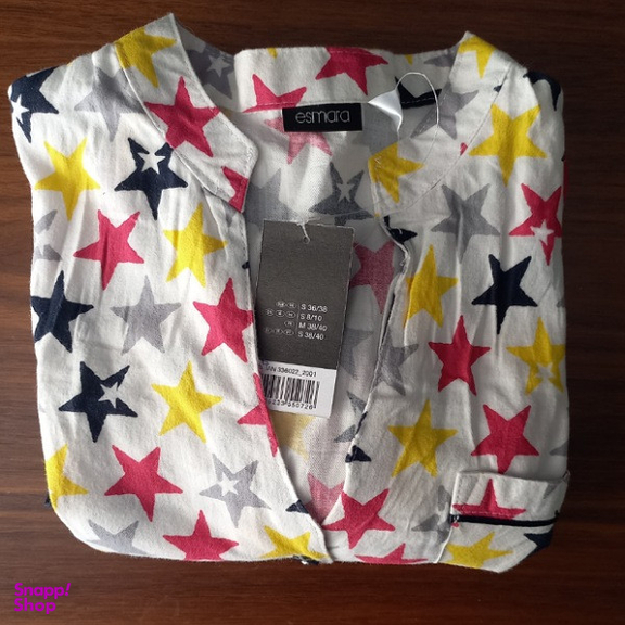 لباس خواب زنانه اسمارا مدل ستاره ای کد RSH - IAN 336022