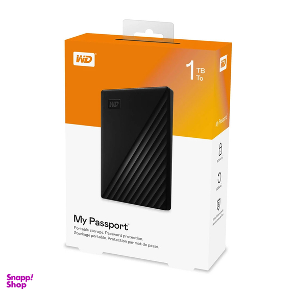 هارد اکسترنال وسترن دیجیتال مدل My Passport رنگ مشکی