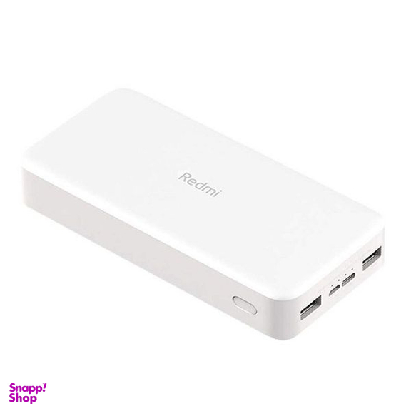 پاوربانک شیائومی مدل Redmi ظرفیت 20000 میلی آمپرساعت به همراه کابل تبدیل micro