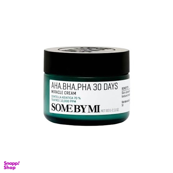 کرم ضد چروک و ضد جوش سام بای می مدل 30Days Miracle مناسب پوست چرب و مستعد آکنه حجم 60 میلی لیتر