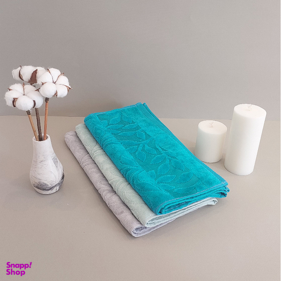 حوله دستی ارغوان مدل یاپراق سایز 80×40 سانتیمتر