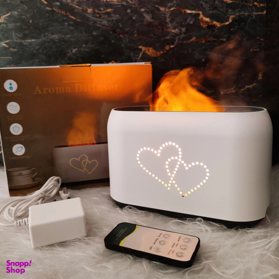 دستگاه بخور و رطوبت ساز سرد مدل قلب طرح آتش