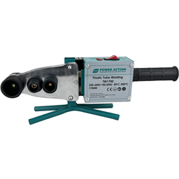 دستگاه جوش لوله پلیمری پاور اکشن مدل TW 1700 مجموعه 11 عددی