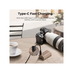 باتری دوربین مدل Camera battery charger LP-E6NH K&F به همراه کابل