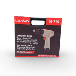 دریل پیچ گوشتی شارژی 12 ولت لکسون مدل 710