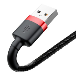 کابل تبدیل &nbsp;USB به لایتنینگ بیسوس مدل (CAFULE (2.4A طول 50 سانتی متر