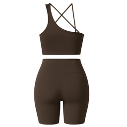 ست نیم تنه و شلوارک ورزشی زنانه ماییلدا مدل 5409-7106