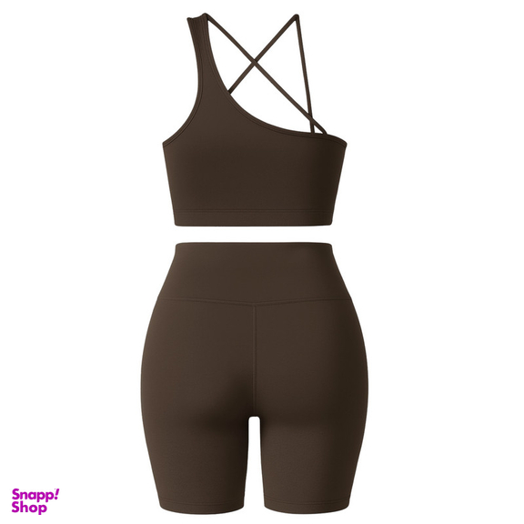 ست نیم تنه و شلوارک ورزشی زنانه ماییلدا مدل 5409-7106