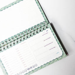 دفتر برنامه ریزی 90 برگ مدل نقاشی دریا