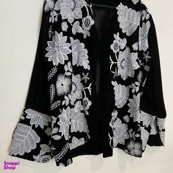 مانتو زنانه مدل ولوت رنگ مشکی