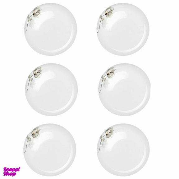 بشقاب میوه خوری مدل رزگلد بسته ۶ عددی