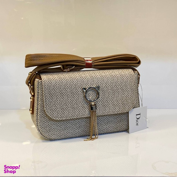 کیف رودوشی زنانه طرح دیور مدل گربه ای کد 4127