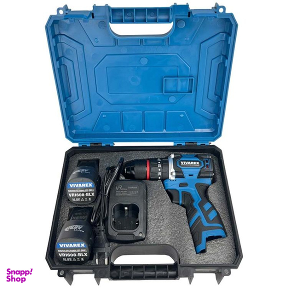 پیچ گوشتی شارژی ویوارکس مدل VR1682H-BL رنگ آبی روشن