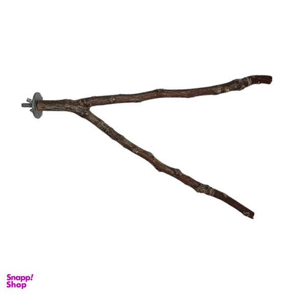 نشیمنگاه پرنده مدل چوبی طرح شاخه مناسب طوطی و پرندگان زینتی