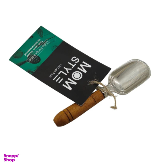 قاشق ادویه دسته چوبی مام استایل کد ms1