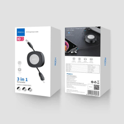 کابل تبدیل USB به Lightning/Type-C/MicroUSB راک مدل G3 طول 1 متر