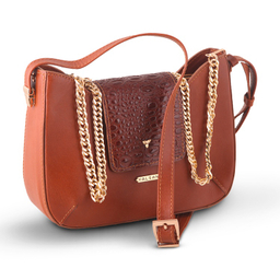 کیف دوشی و دستی زنانه چرم یلسان مدل راشا کد GAN-104-ASL