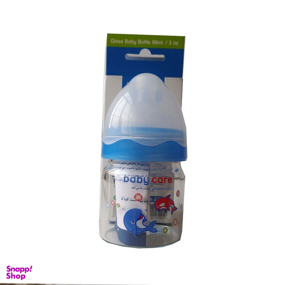 شیشه شیر بیبی کر مدل پیرکس حجم 80 میلی لیتر