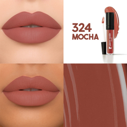 رژ لب مایع پیر کاردین مدل کیس پروف کد 11310 شماره 324 رنگ قهوه ای نود