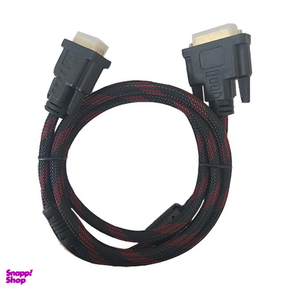 کابل DVI گرافیک کامپیوتر مدل eNET طول 1.5 متر