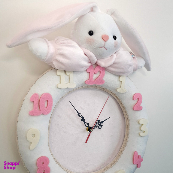 ساعت دیواری کودک نی نی سیس مدل خرگوش کد W-RAB-So