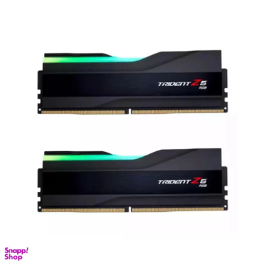 رم دسکتاپ جی اسکیل مدل TRIDENT Z5 RGB Black DDR5 Dual-Channel 6000MHz CL36 ظرفیت 32 گیگابایت بسته 2 عددی