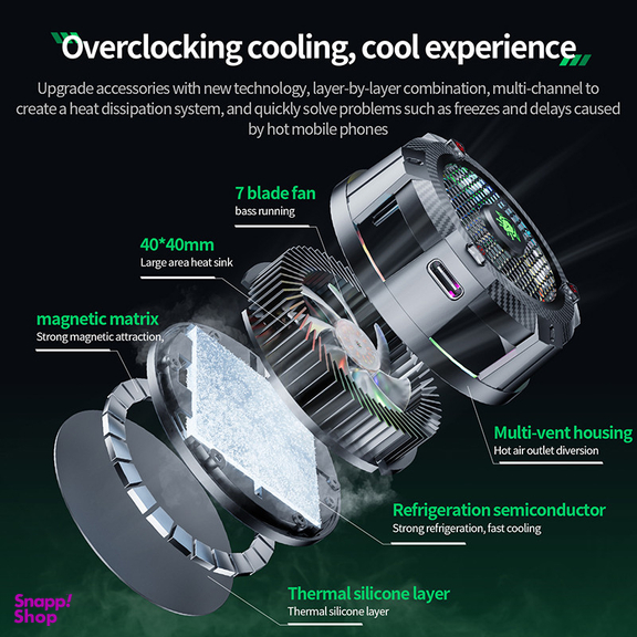 خنک کننده گوشی موبایل پلکستون مدل EX1 Pro