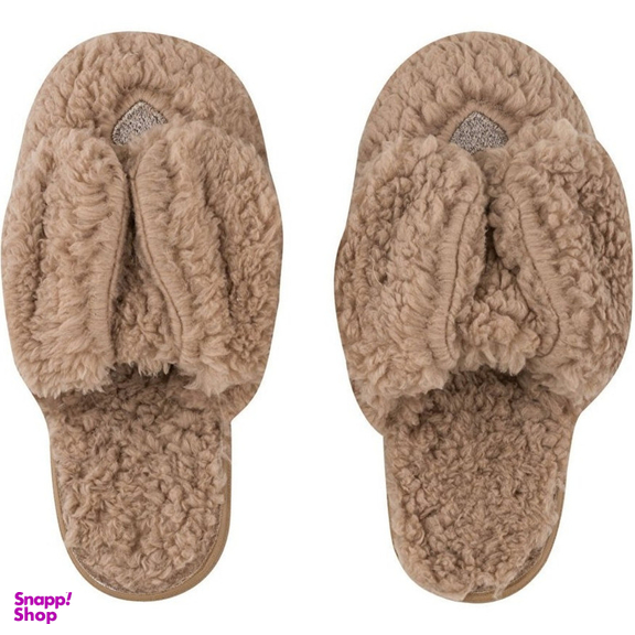 دمپایی حوله ای ال سی وایکیکی مدل استپ دار تدی