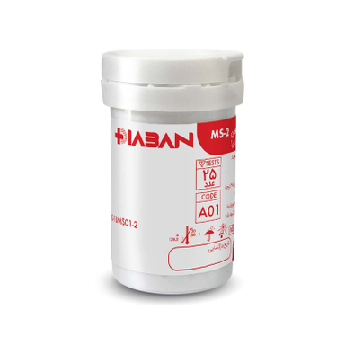 نوار تست قند خون دیابان کد 01 بسته 25 عددی