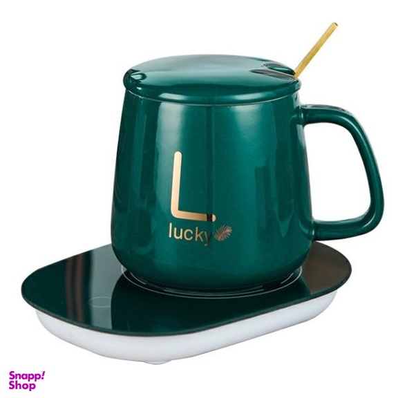 ماگ حرارتی لاکی مدل جعبه همراه به همراه صفحه برقی