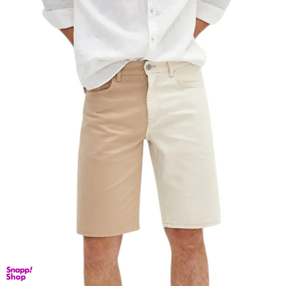 شلوارک مردانه ال سی وایکیکی مدل جین دورنگ