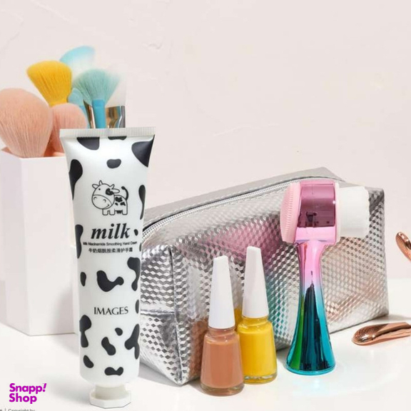 کرم مرطوب کننده دست و صورت ایمجز مدل شیر گاو مناسب انواع پوست حجم 30 میلی لیتر بسته 3 عددی