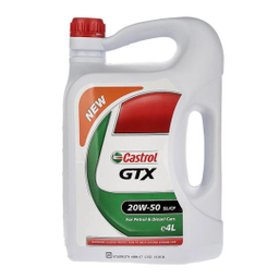 روغن موتور خودرو کاسترول مدل GTX 20W-50 ظرفیت 4 لیتر