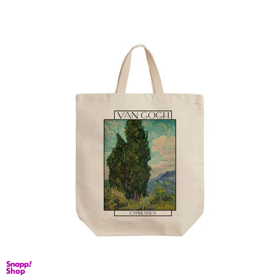 ساک خرید ترمه طراحان ایده مدل سرو از ونگوگ کد 0036 - s