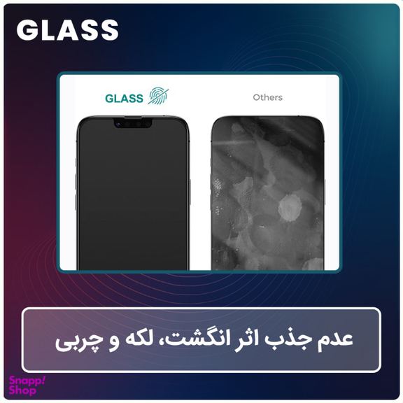 محافظ صفحه نمایش مات ضد اشعه آبی گلس مناسب گوشی موبایل سامسونگ Galaxy S24 Ultra