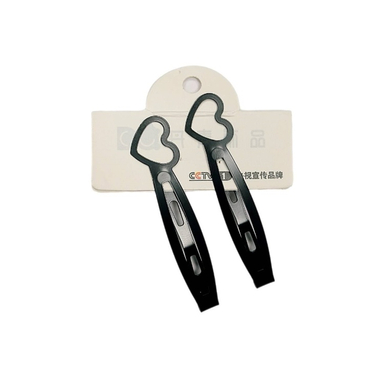 گیره مو طرح قلب کد Dinky165 مجموعه 2 عددی