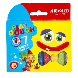 خمیربازی 7 رنگ آریا مدل مقوایی