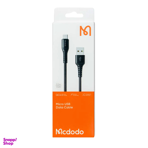 کابل تبدیل USB به microUSB مک دودو مدل CA-2280 طول 20 سانتی متر