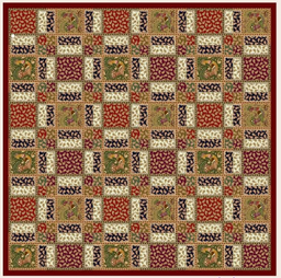 رومیزی چاپی طرح طاووس