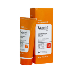 کرم ضد آفتاب وچه با SPF50 رنگ بژ روشن مناسب پوست چرب حجم 40 میلی لیتر