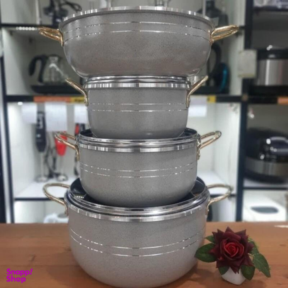 سرویس پخت و پز 7 پارچه هلنا مدل زنبوری