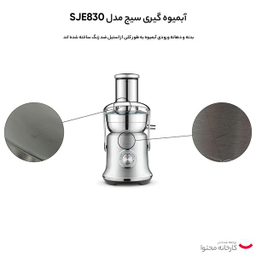 آبمیوه گیری سیج مدل SJE830